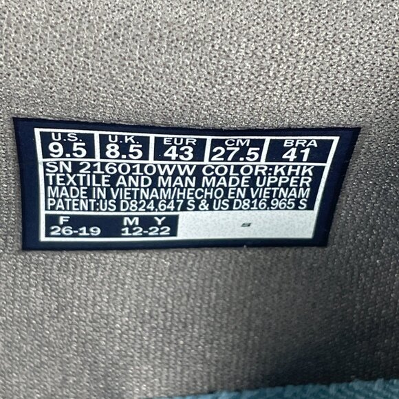 Skechers GO Walk Max Clinched Mens Sz 9.5 Extra Wide Shoes Khaki Slip On Sneaker - Picture 16 of 16